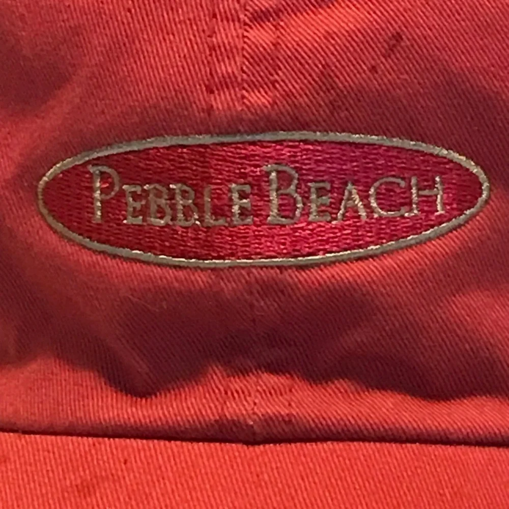 Imperial Pebble Beach Adjustable Maroon Golf Cap